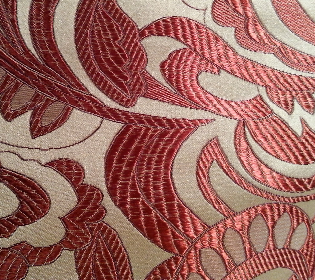 Multi-tone Paisley Swirl Silk Brocade Pillow