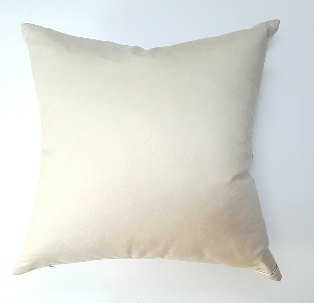 Vintage Diamond Scroll Pillow