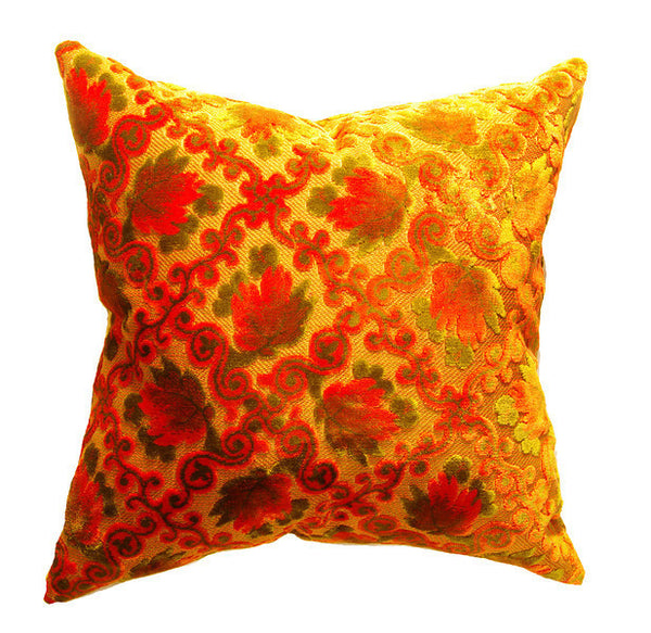 Orange Quatrefoil embroidery blanks (pillow wraps)